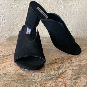 Steve Madden Black Leather Shoes - EUC